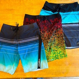O'Neill Boys Surf Shorts Bundle, size 27